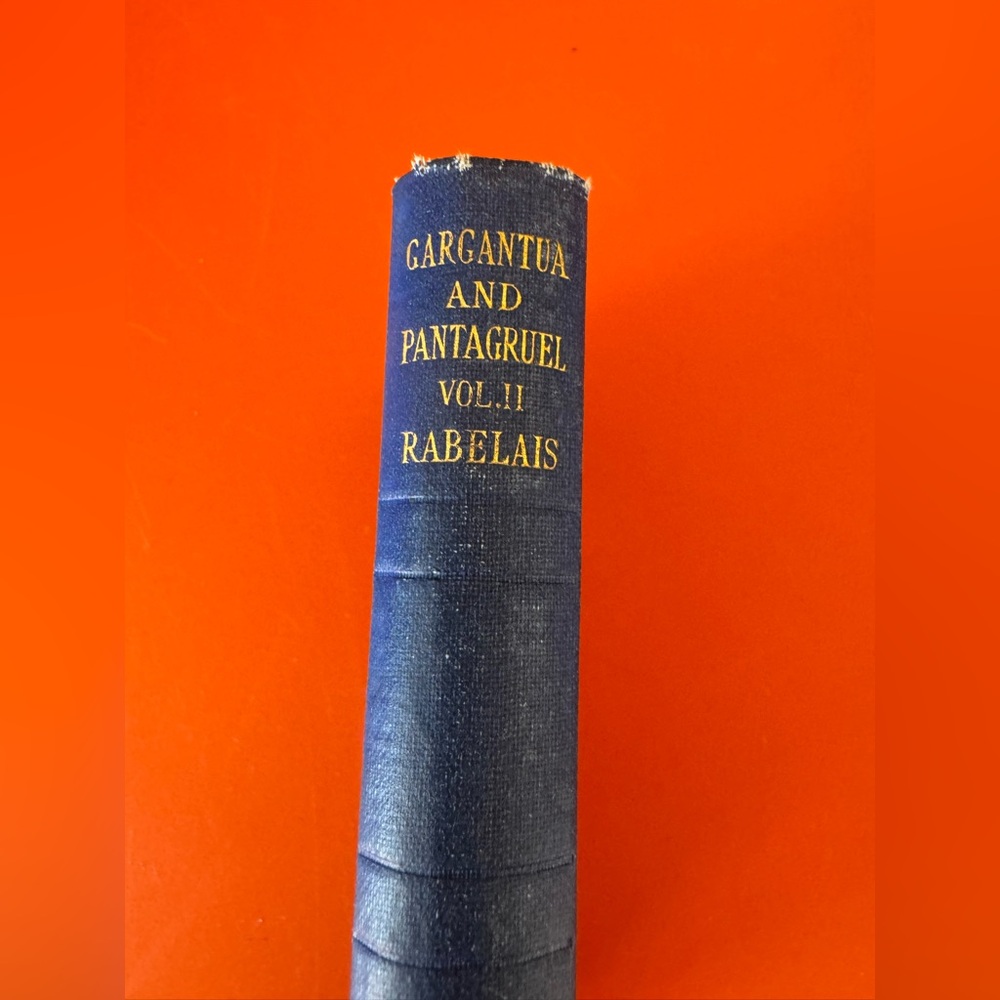 ANTIQUE BOOK Rabelais